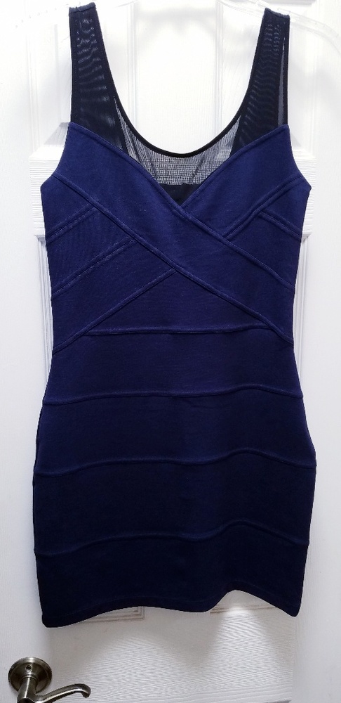 NWT Express, body-hugging mini dress